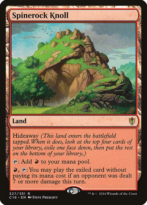 Magic the Gathering Card - Spinerock Knoll - MTG Circle