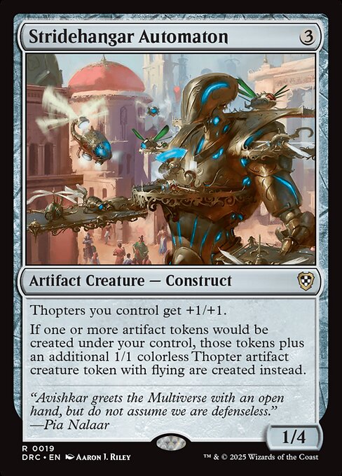 Magic the Gathering Card - Stridehangar Automaton - MTG Circle