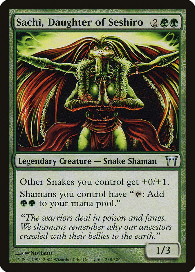 Magic the Gathering Card - Sachi, Daughter of Seshiro - MTG Circle