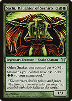 Magic the Gathering Card - Sachi, Daughter of Seshiro - MTG Circle