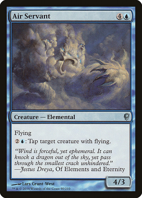 Magic the Gathering Card - Air Servant - MTG Circle