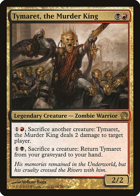 Magic the Gathering Card - Tymaret, the Murder King - MTG Circle