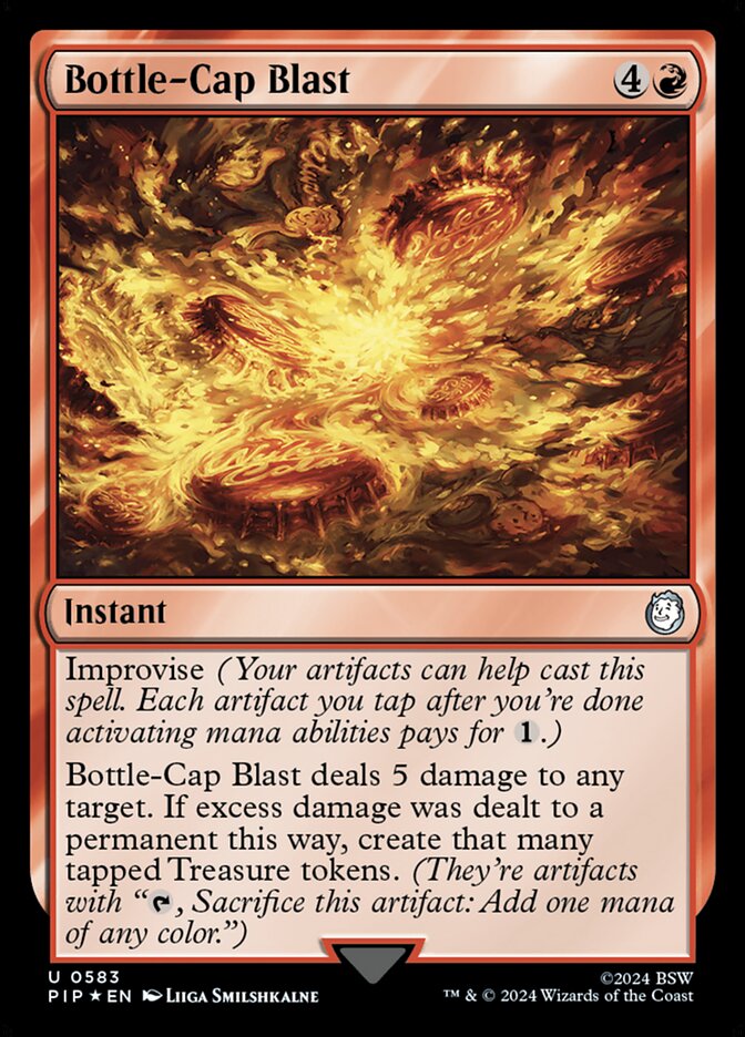 Magic the Gathering Card - Bottle-Cap Blast - MTG Circle