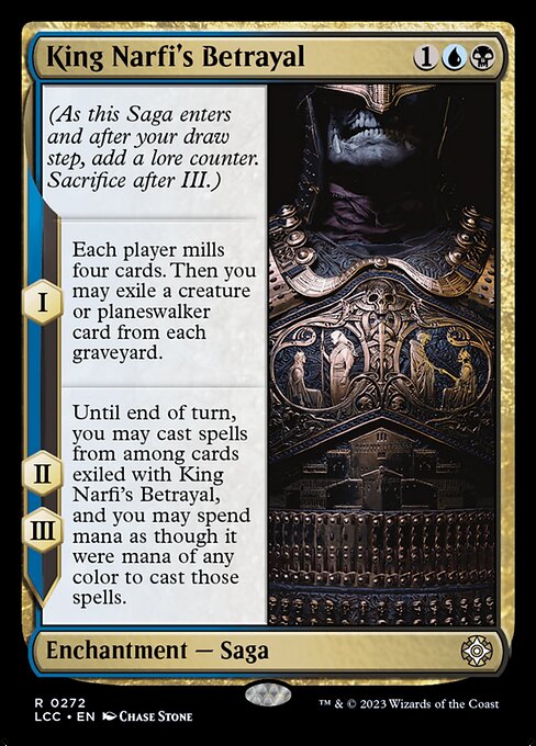 Magic the Gathering Card - King Narfi's Betrayal - MTG Circle