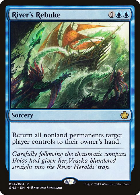 Magic the Gathering Card - River's Rebuke - MTG Circle