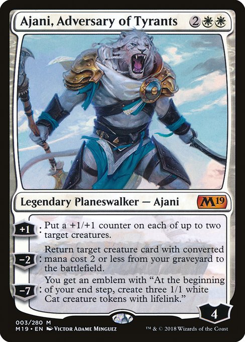 Magic the Gathering Card - Ajani, Adversary of Tyrants - MTG Circle