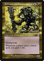 Magic the Gathering Card - Sol'kanar the Swamp King - MTG Circle