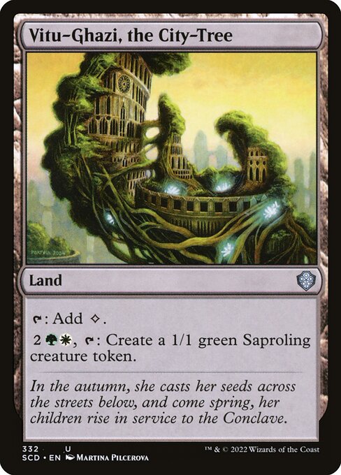 Magic the Gathering Card - Vitu-Ghazi, the City-Tree - MTG Circle