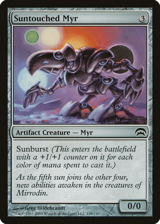 Magic the Gathering Card - Suntouched Myr - MTG Circle