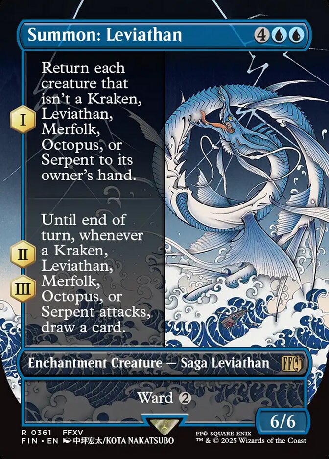 Magic the Gathering Card - Summon: Leviathan - MTG Circle
