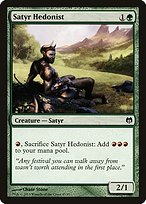 Magic the Gathering Card - Satyr Hedonist - MTG Circle