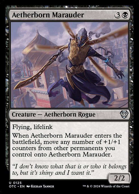 Magic the Gathering Card - Aetherborn Marauder - MTG Circle