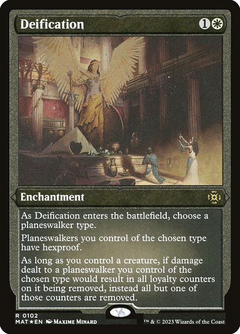 Magic the Gathering Card - Deification - MTG Circle