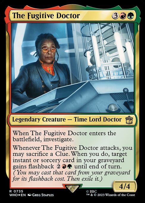 Magic the Gathering Card - The Fugitive Doctor - MTG Circle