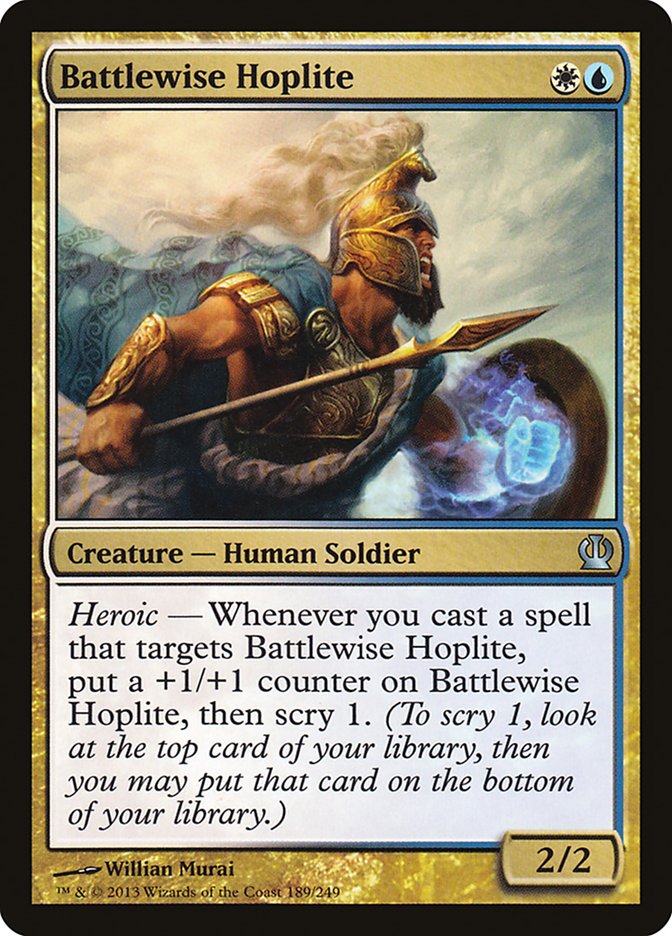 Magic the Gathering Card - Battlewise Hoplite - MTG Circle