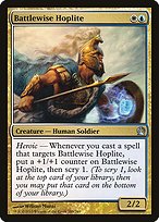 Magic the Gathering Card - Battlewise Hoplite - MTG Circle