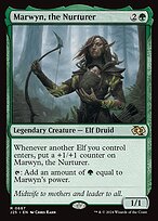 Magic the Gathering Card - Marwyn, the Nurturer - MTG Circle