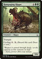 Magic the Gathering Card - Rampaging Hippo - MTG Circle