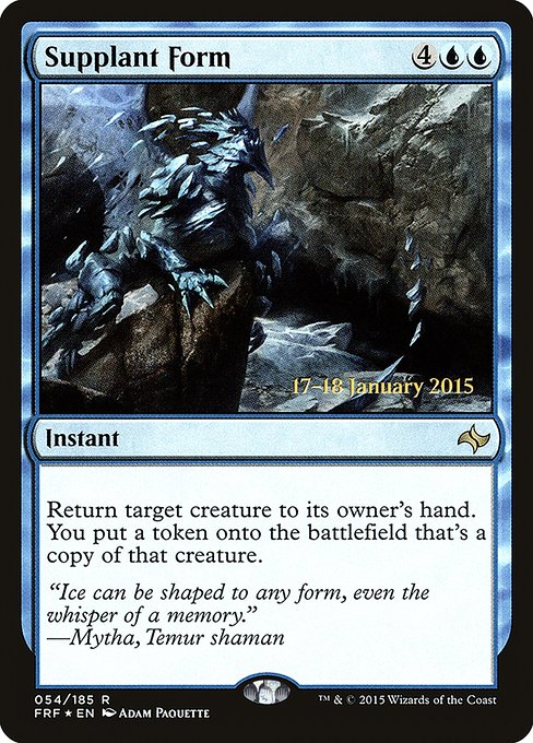 Magic the Gathering Card - Supplant Form - MTG Circle