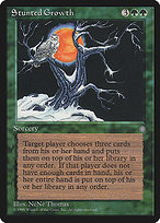 Magic the Gathering Card - Stunted Growth - MTG Circle