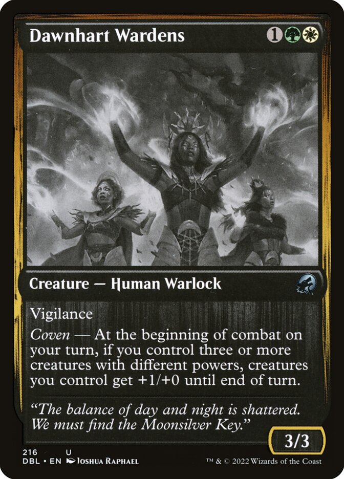 Magic the Gathering Card - Dawnhart Wardens - MTG Circle