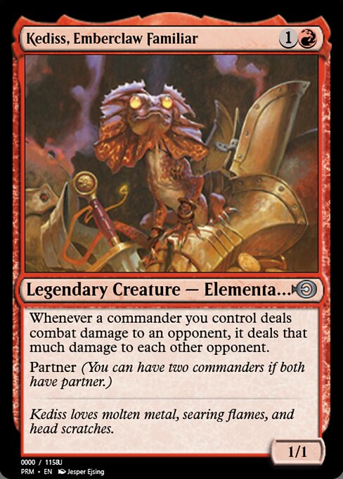 Magic the Gathering Card - Kediss, Emberclaw Familiar - MTG Circle