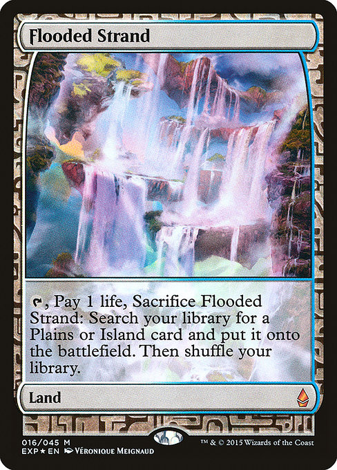 Magic the Gathering Card - Flooded Strand - MTG Circle