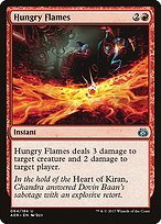 Magic the Gathering Card - Hungry Flames - MTG Circle
