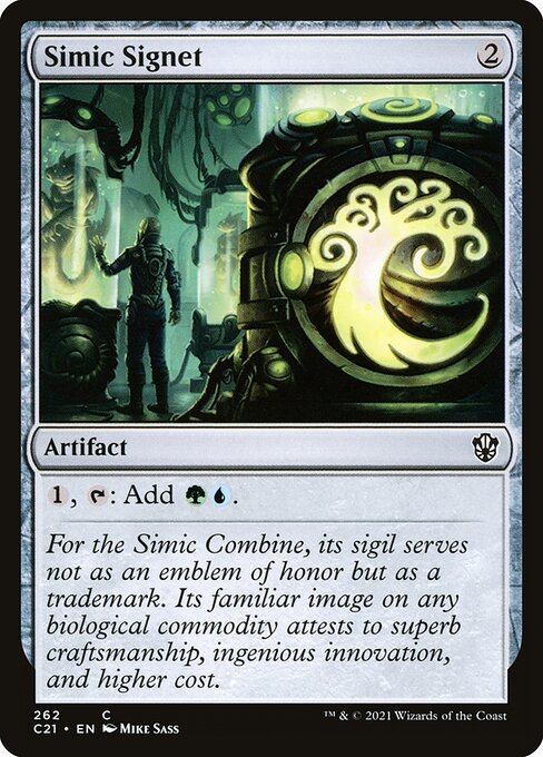 Magic the Gathering Card - Simic Signet - MTG Circle