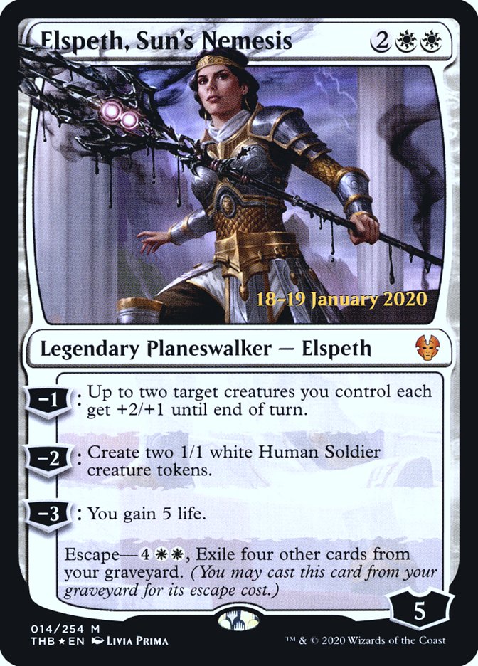 Magic the Gathering Card - Elspeth, Sun's Nemesis - MTG Circle