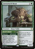 Magic the Gathering Card - Lovestruck Beast // Heart's Desire - MTG Circle