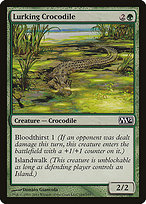Magic the Gathering Card - Lurking Crocodile - MTG Circle