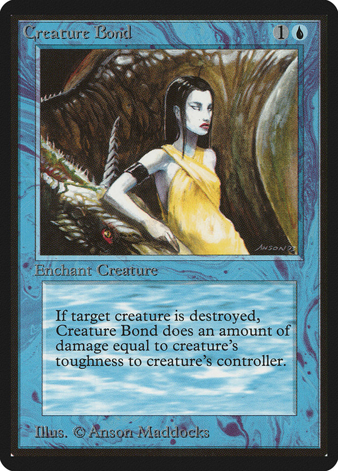Magic the Gathering Card - Creature Bond - MTG Circle