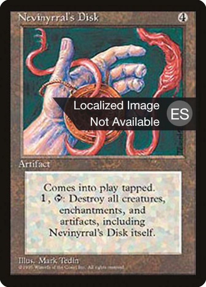 Magic the Gathering Card - Nevinyrral's Disk - MTG Circle