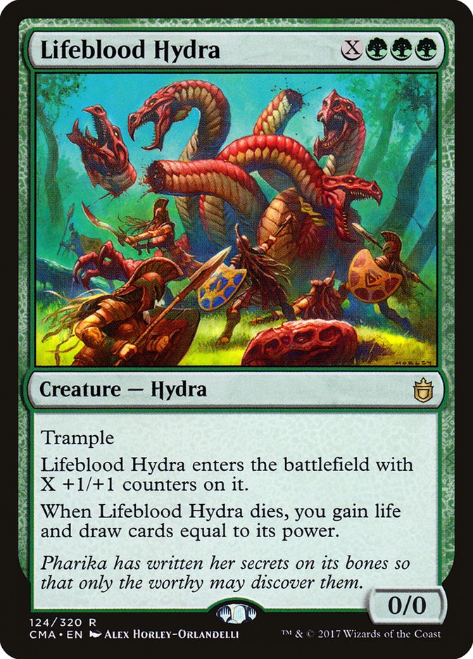 Magic the Gathering Card - Lifeblood Hydra - MTG Circle
