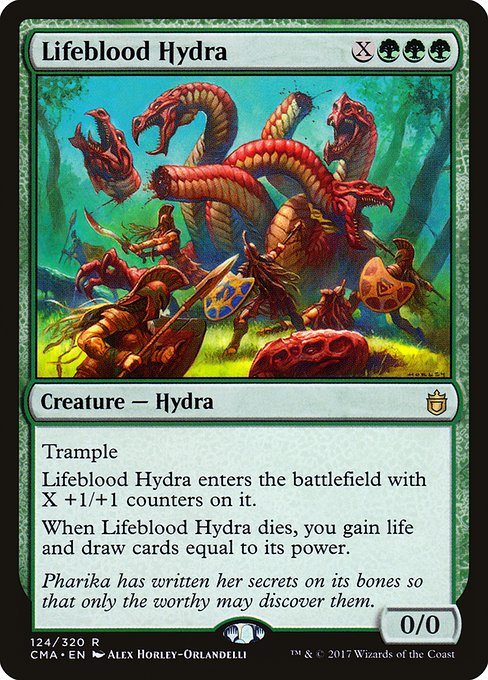Magic the Gathering Card - Lifeblood Hydra - MTG Circle