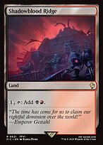 Magic the Gathering Card - Shadowblood Ridge - MTG Circle