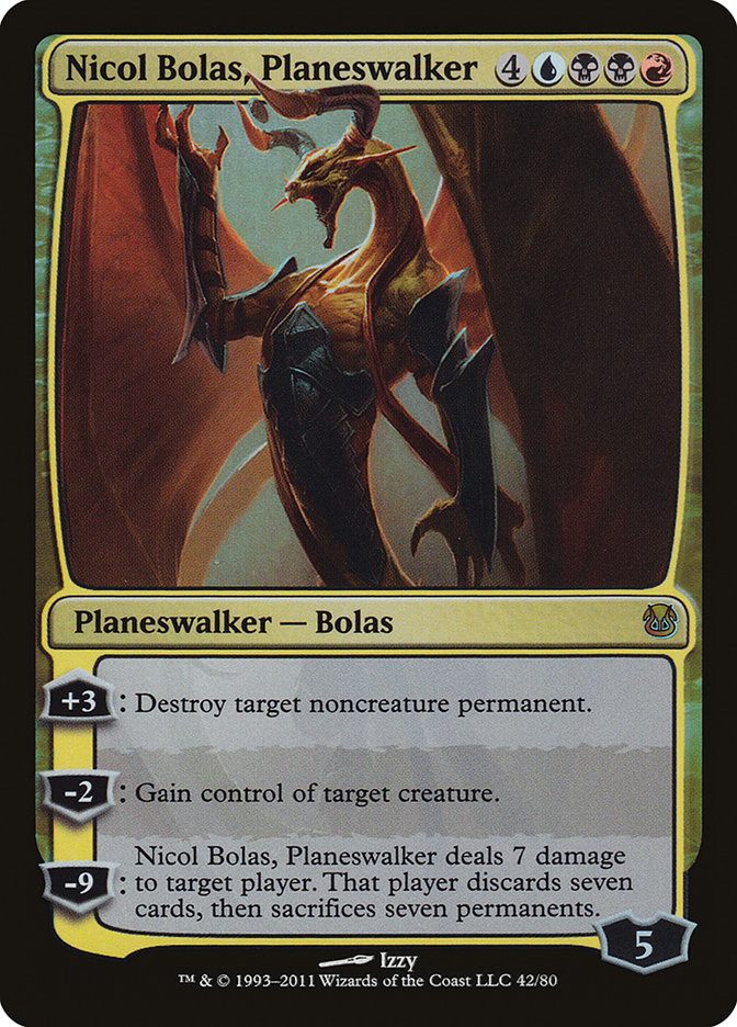 Magic the Gathering Card - Nicol Bolas, Planeswalker - MTG Circle
