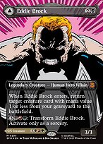 Magic the Gathering Card - Eddie Brock // Venom, Lethal Protector - MTG Circle