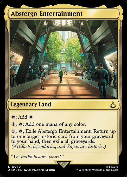 Magic the Gathering Card - Abstergo Entertainment - MTG Circle