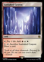 Magic the Gathering Card - Sunbaked Canyon - MTG Circle