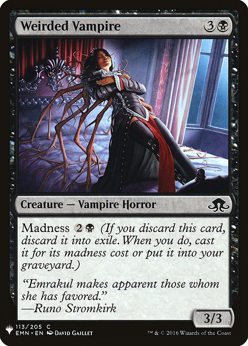 Magic the Gathering Card - Weirded Vampire - MTG Circle