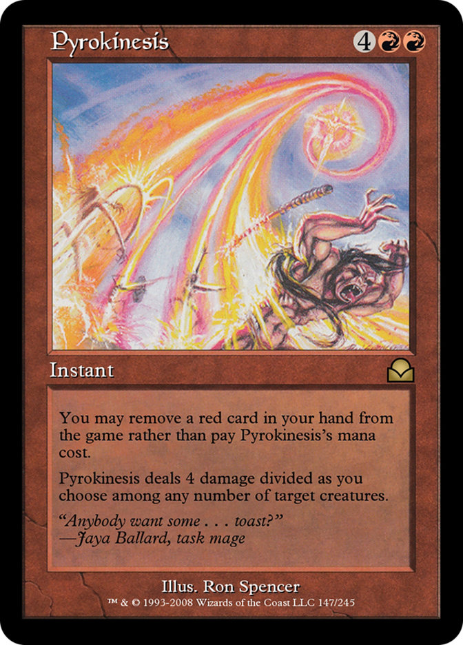Magic the Gathering Card - Pyrokinesis - MTG Circle