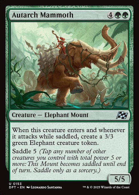 Magic the Gathering Card - Autarch Mammoth - MTG Circle