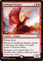 Magic the Gathering Card - Goldspan Dragon - MTG Circle