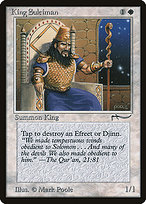 Magic the Gathering Card - King Suleiman - MTG Circle