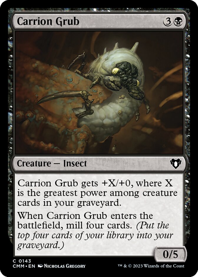 Magic the Gathering Card - Carrion Grub - MTG Circle