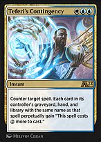 Magic the Gathering Card - Teferi's Contingency - MTG Circle