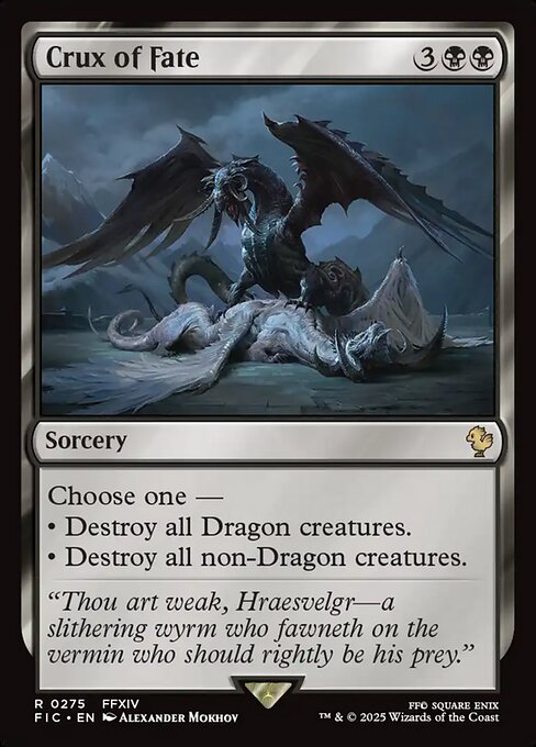 Magic the Gathering Card - Crux of Fate - MTG Circle