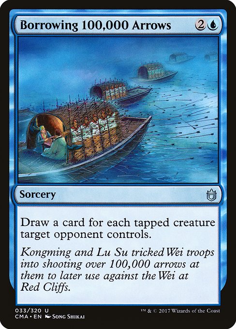 Magic the Gathering Card - Borrowing 100,000 Arrows - MTG Circle